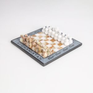 Afghan Onyx & Marble Chess Set – Handmade